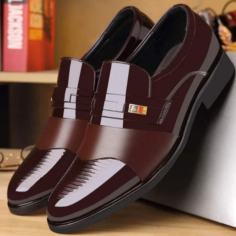 Men'S Luxury Formal Wear - Erkekler için deri ayakkabı Düğün Resmi