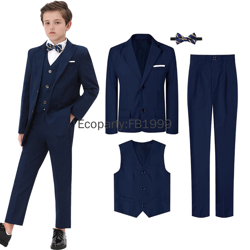 Formal Wear For Men Kids - 4 adet Takım Elbise Çocuk Boys