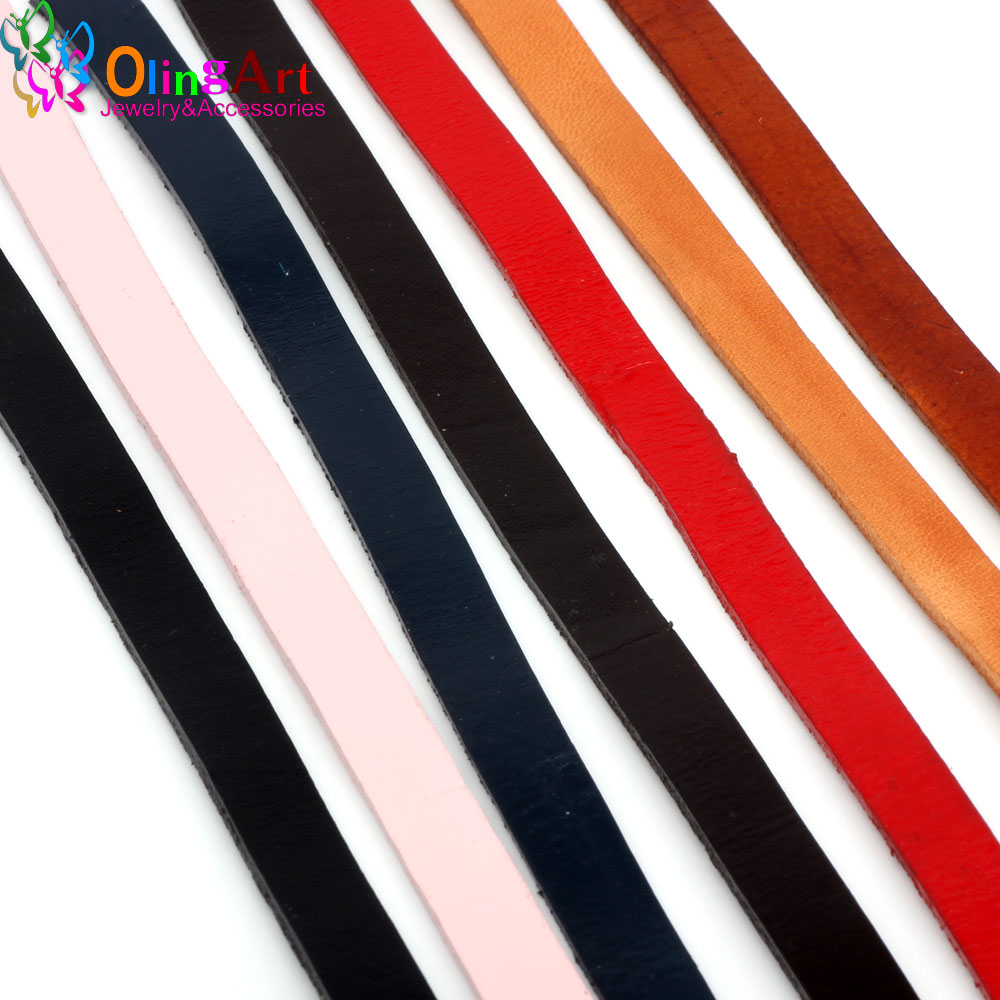 Patent Leather Oxford - OlingArt 10*2mm 1 Yard/Lot Çoklu Renk