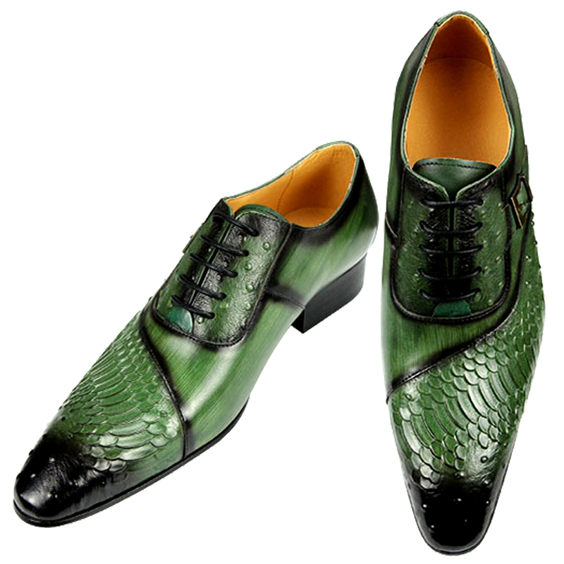 Men'S Luxury Formal Wear - Lüks Erkek Oxford Ayakkabı İngiliz Oyma
