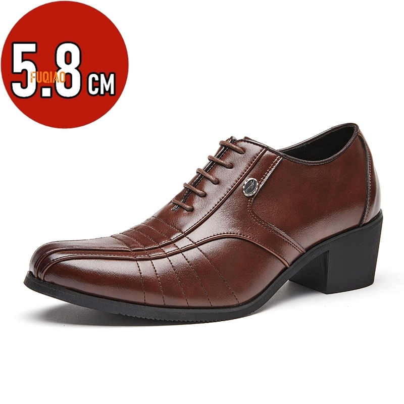 Men'S Luxury Formal Wear - Lüks Yüksek Topuk erkek ayakkabıları Moda