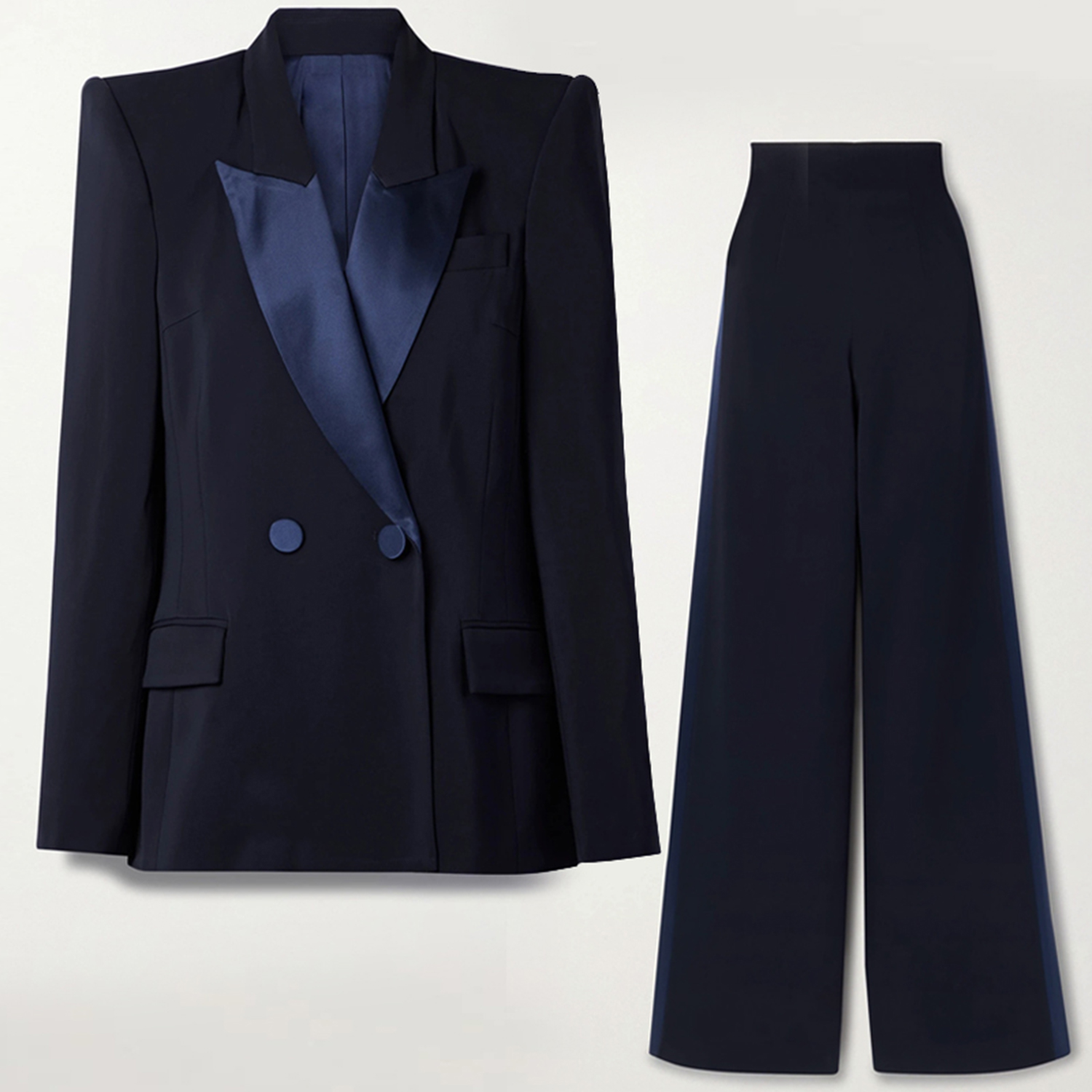 Lacivert Kadın 2 Parça Takım E - Double Breasted Blazer incelemesi ve fiyatı