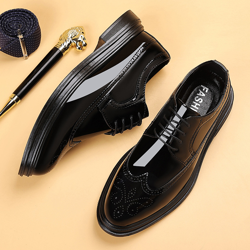Erkek Rugan Deri Brogue Klasik - Patent Leather Oxford incelemesi ve fiyatı