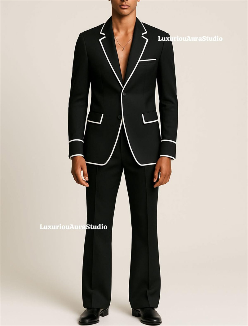 Tasarımcı Siyah Erkek Takım El - Men Formal Wear Design incelemesi ve fiyatı