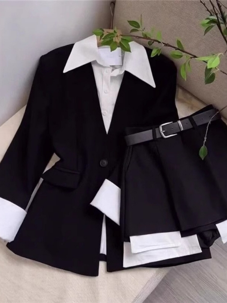Kadın İki Parçalı Etek Takımla - Double Breasted Blazer incelemesi ve fiyatı