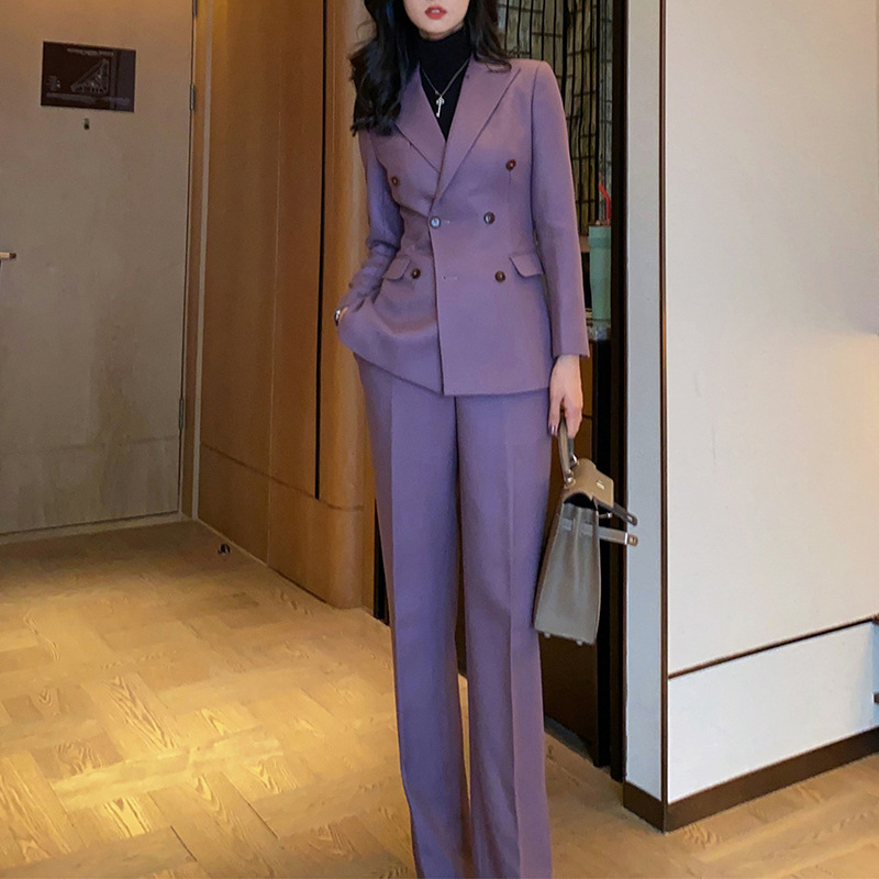 Allingentle Mor Kadın Takım El - Double Breasted Blazer incelemesi ve fiyatı