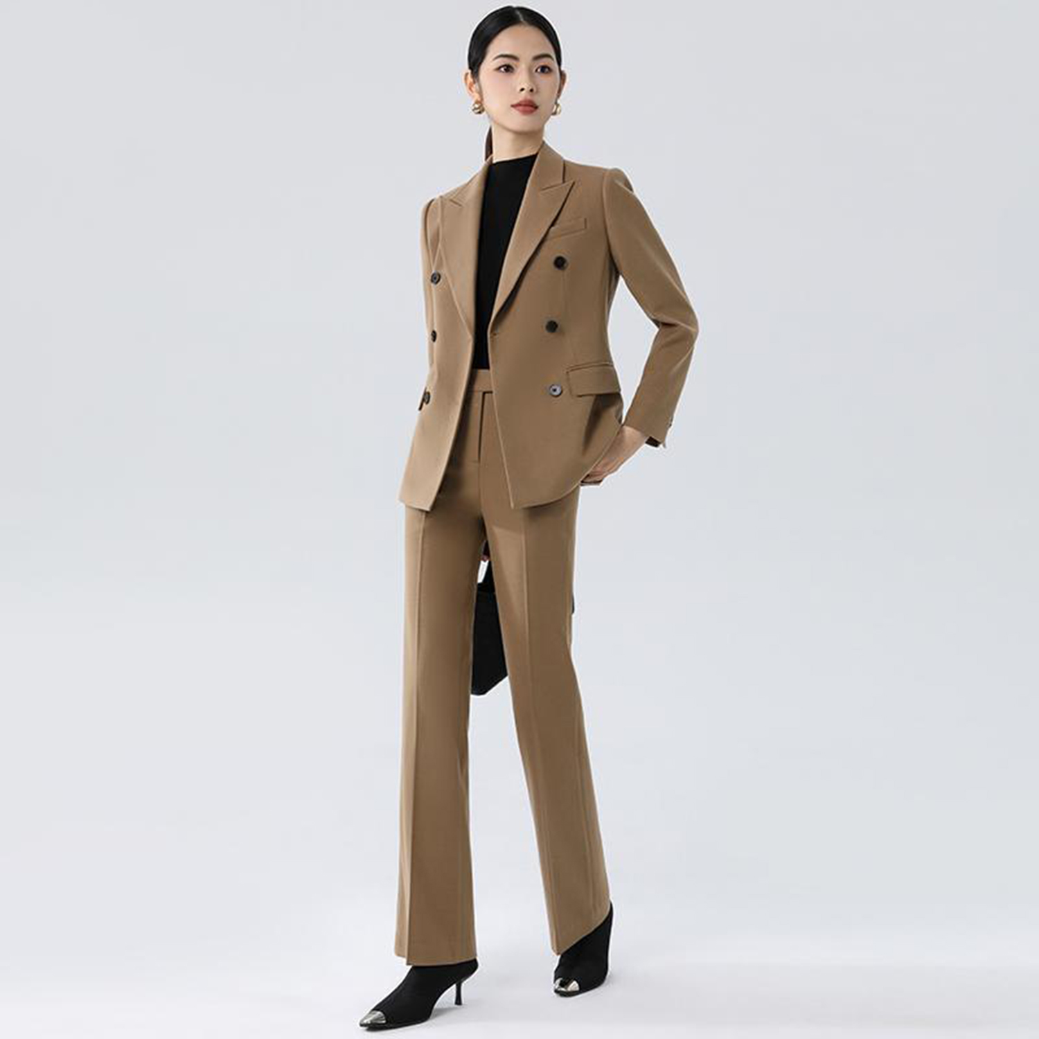 Allingentle Mor Kadın Takım El - Double Breasted Blazer incelemesi ve fiyatı