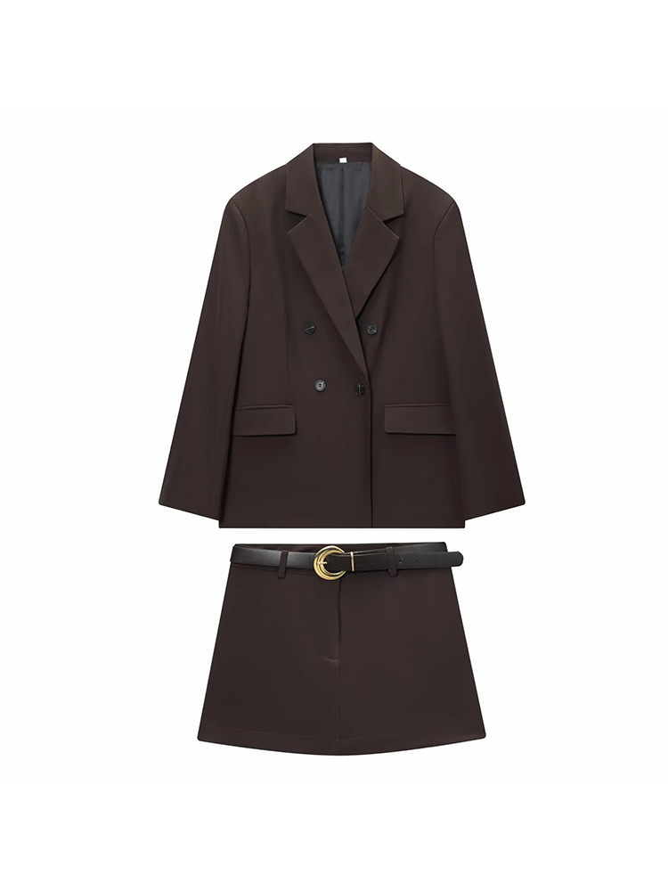 ZOCI Kadın Ofis Çikolata Kahve - Double Breasted Blazer incelemesi ve fiyatı