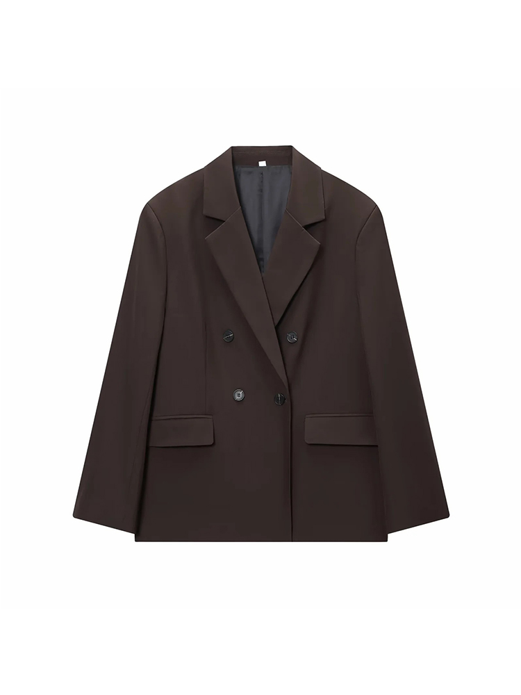ZOCI Kadın Ofis Çikolata Kahve - Double Breasted Blazer incelemesi ve fiyatı