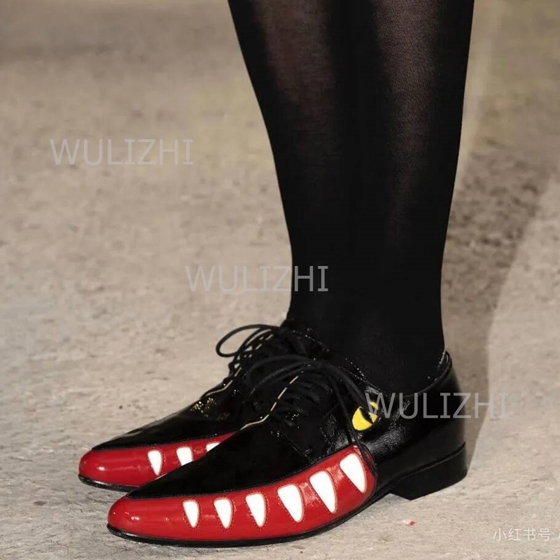 Erkek Taş Desenli Siyah Deri D - Patent Leather Oxford incelemesi ve fiyatı