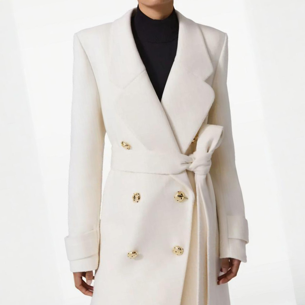 Allingentle Yünlü Palto Kadınl - Double Breasted Blazer incelemesi ve fiyatı