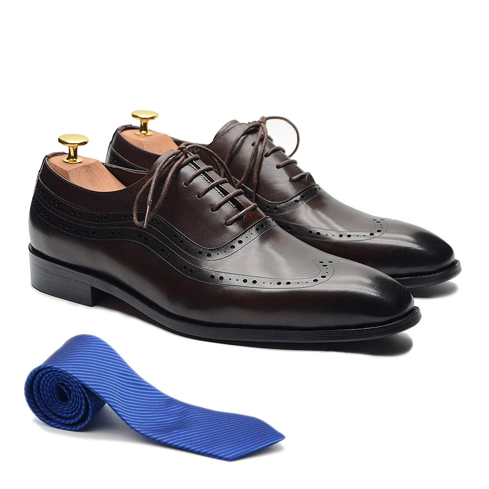Lüks Erkek Kanat Ucu Oxford El - Men'S Luxury Formal Wear incelemesi ve fiyatı