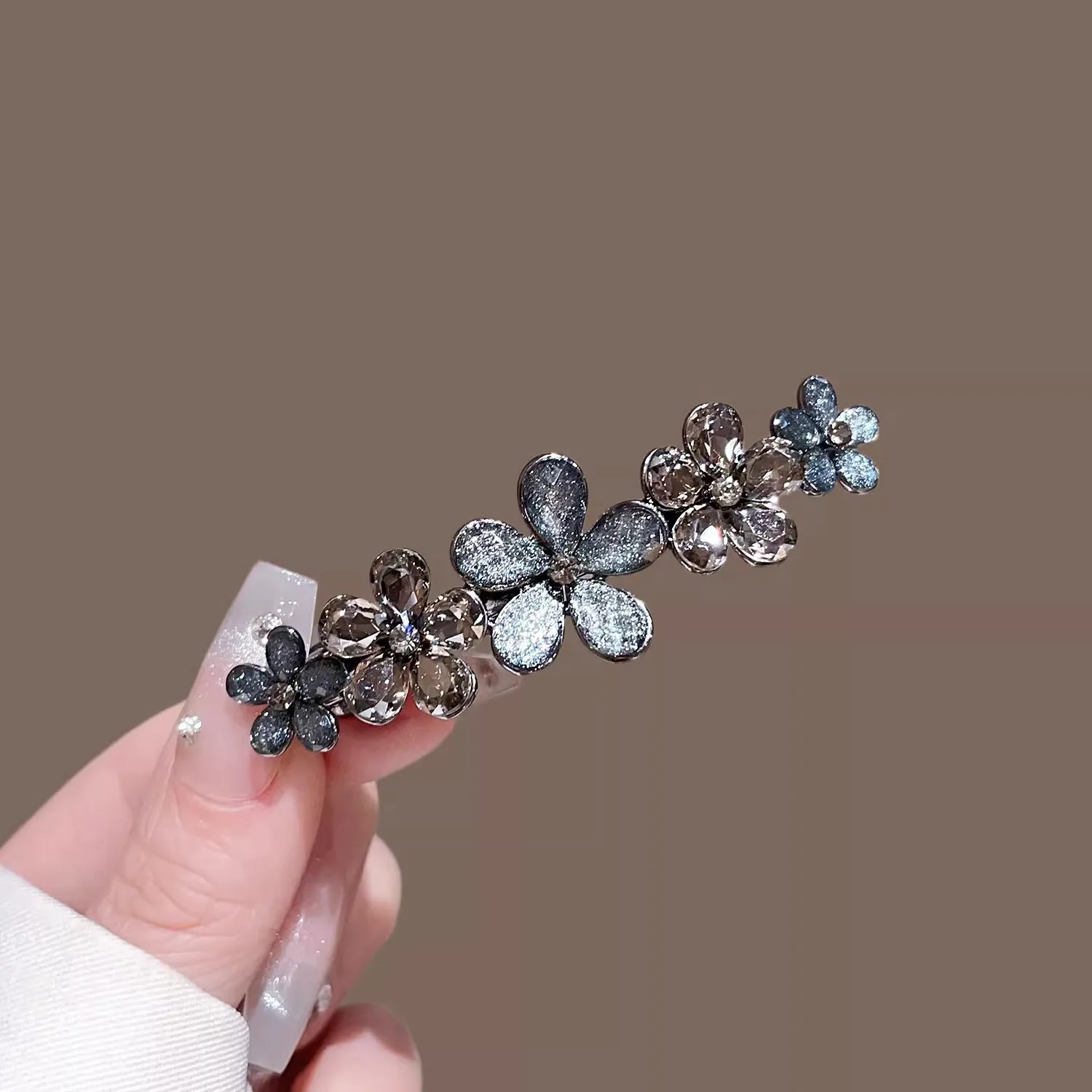 Zarif Kristal Çiçek Firkete Ba - Tie Bar Clip incelemesi ve fiyatı