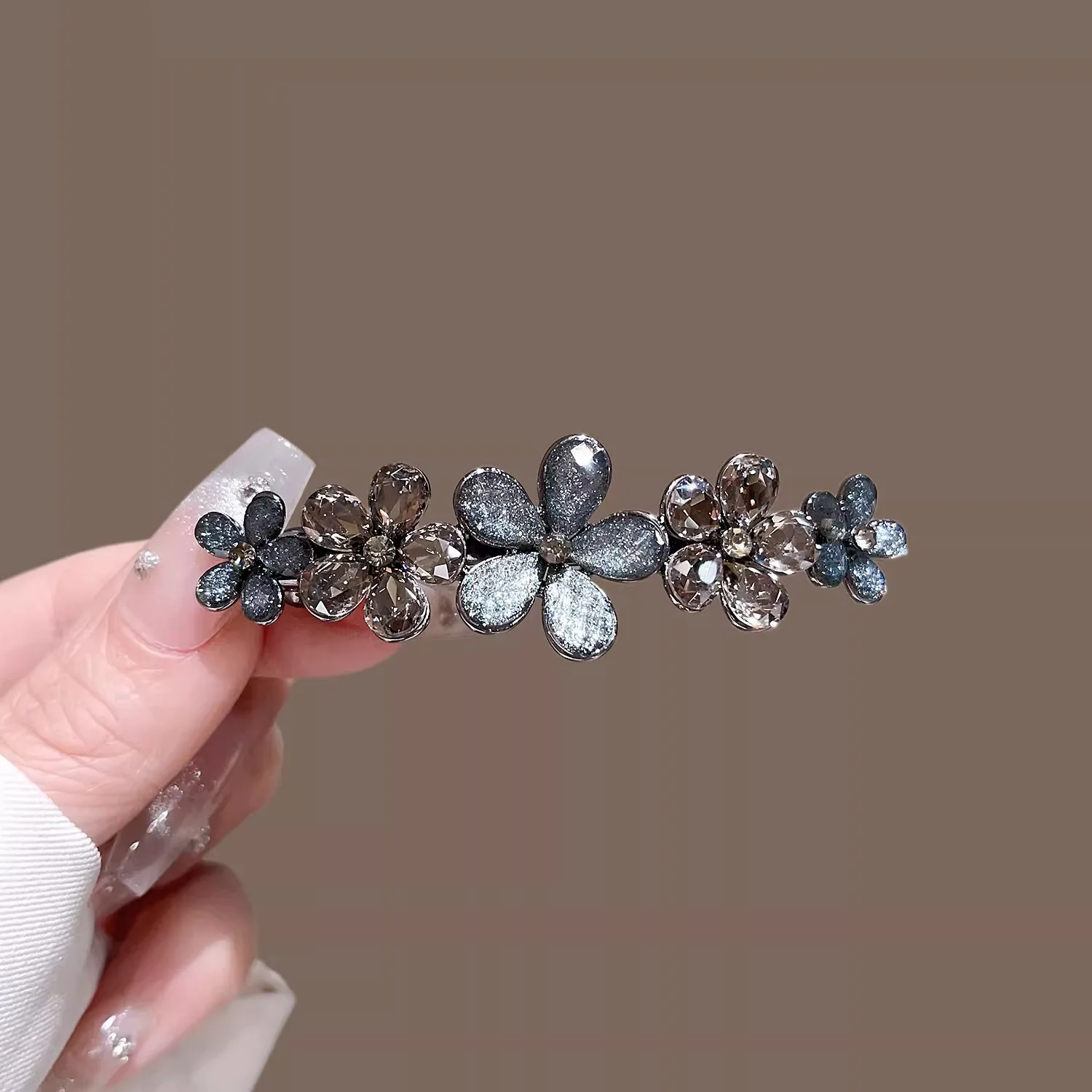 Zarif Kristal Çiçek Firkete Ba - Tie Bar Clip incelemesi ve fiyatı