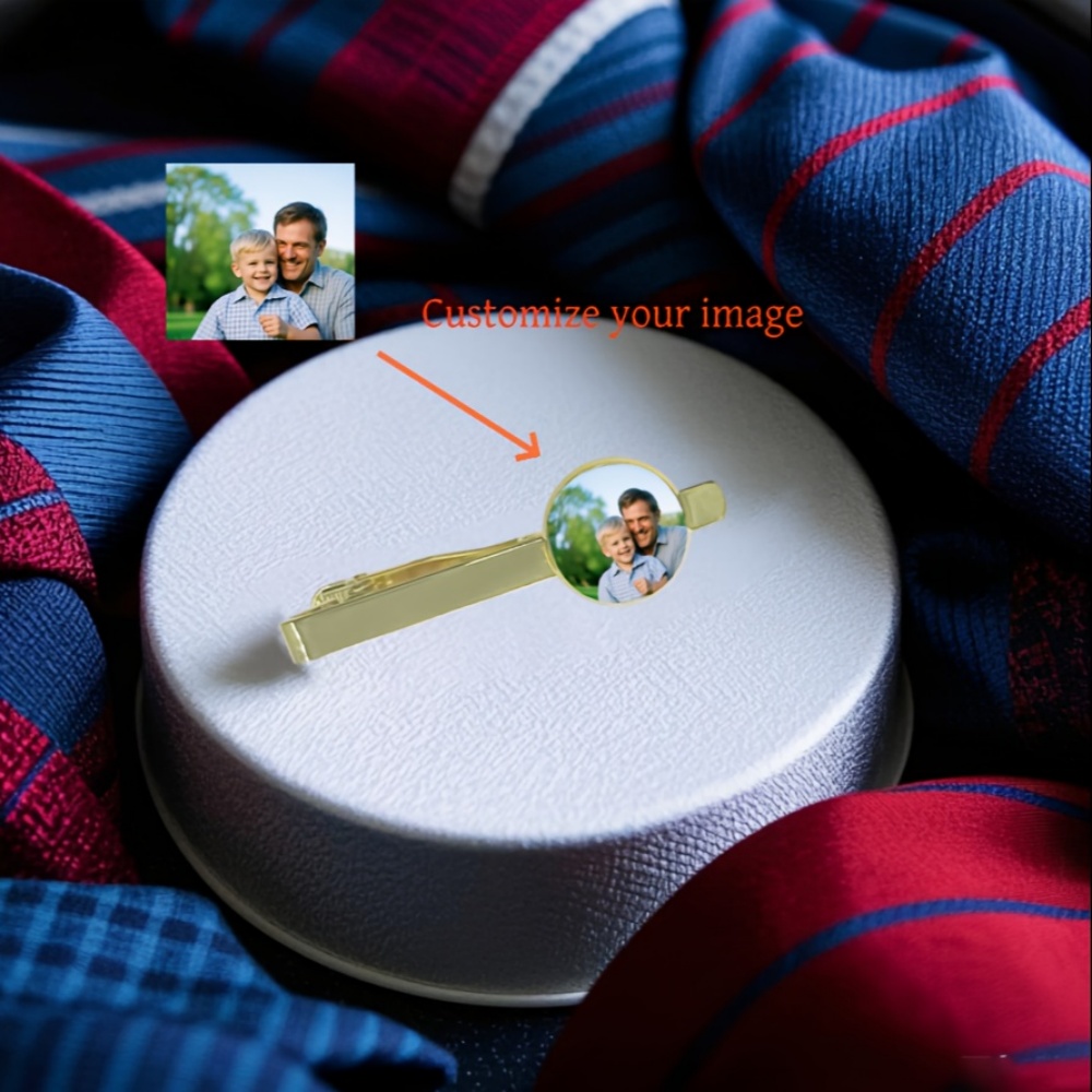 Özel Fotoğraf Baskılı Metinli  - Tie Bar Clip incelemesi ve fiyatı