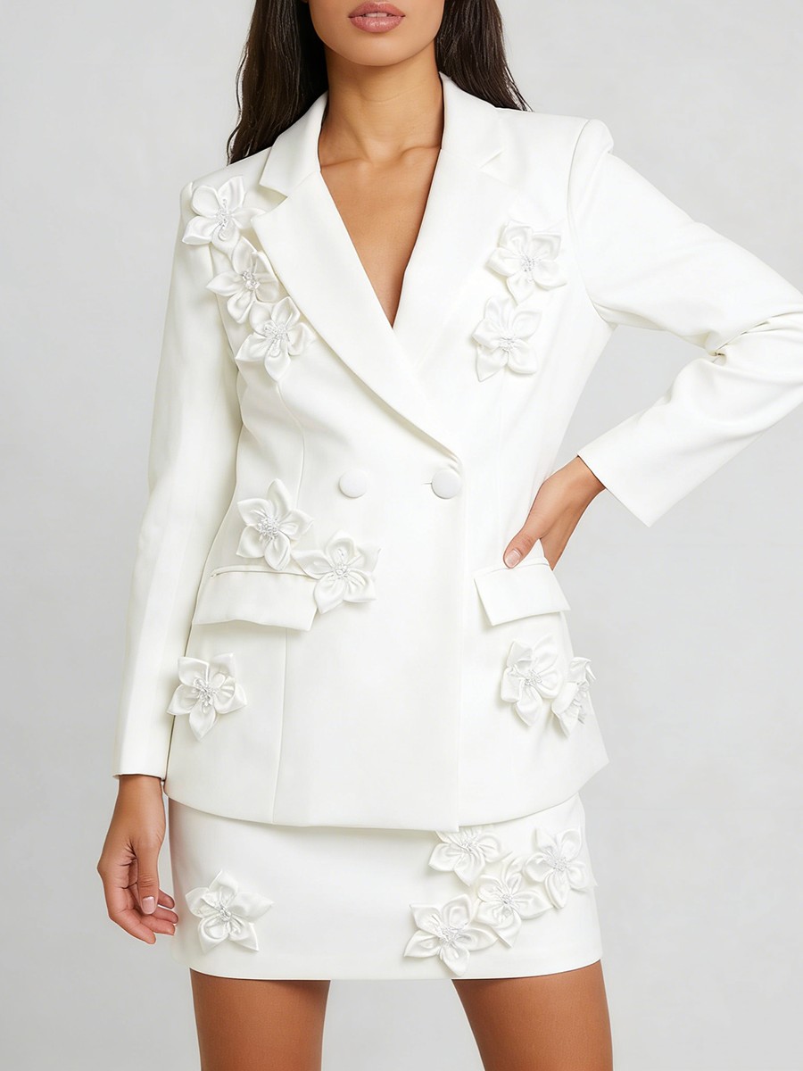 TWOTWINSTYLE Katı Eklenmiş 3D  - Double Breasted Blazer incelemesi ve fiyatı